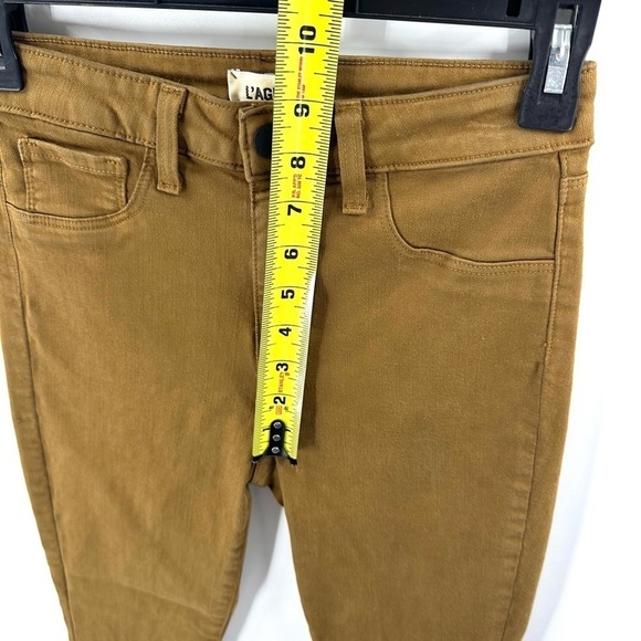 L'Agence Margot High Rise Skinny Jeans Size 25 Cedar Brown - Picture 11 of 13